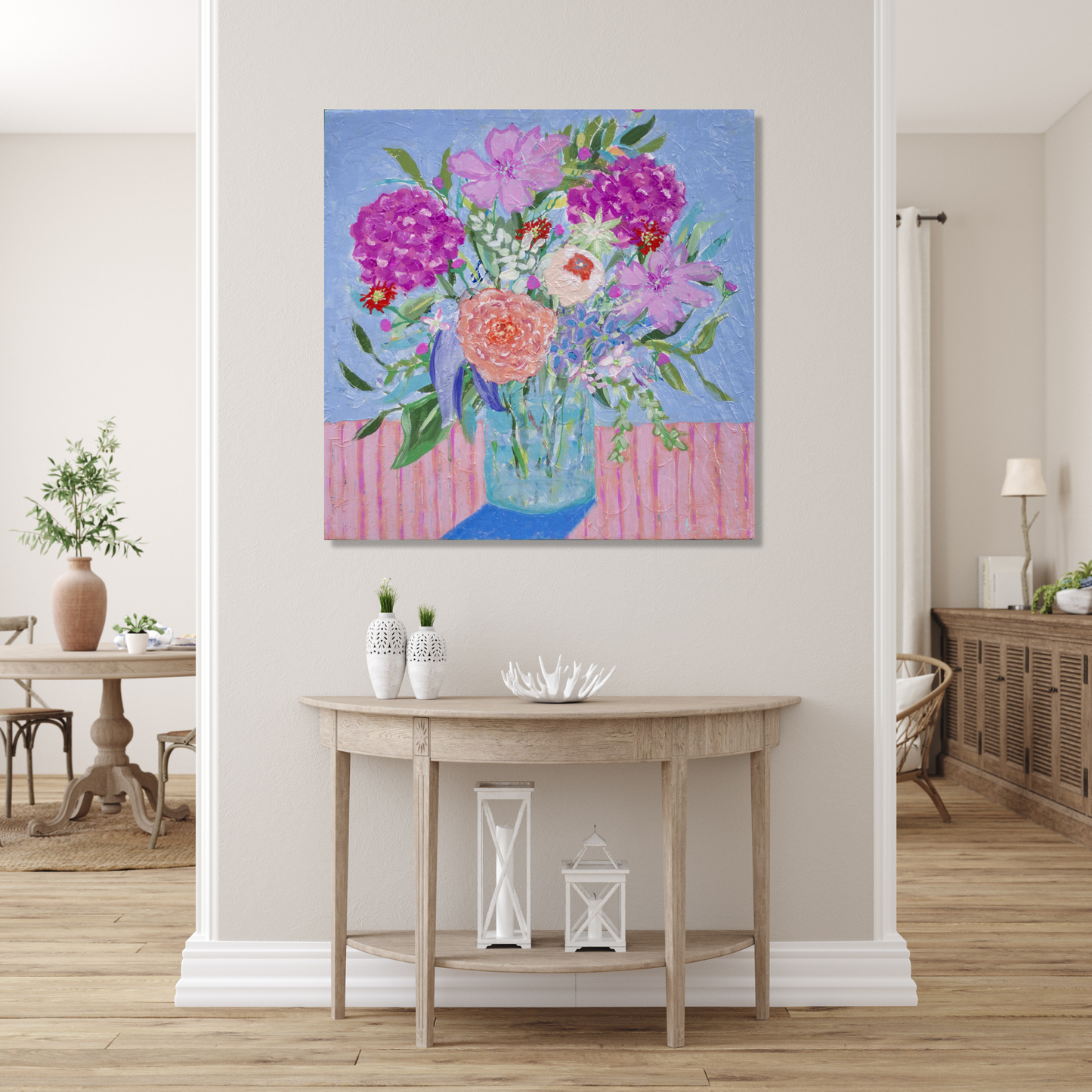 Pink Geraniums