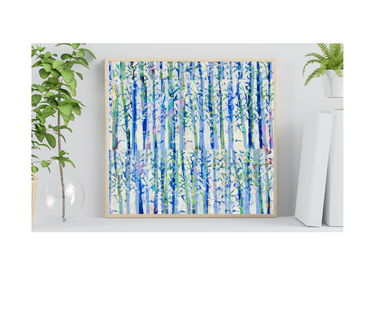 Blue Birches