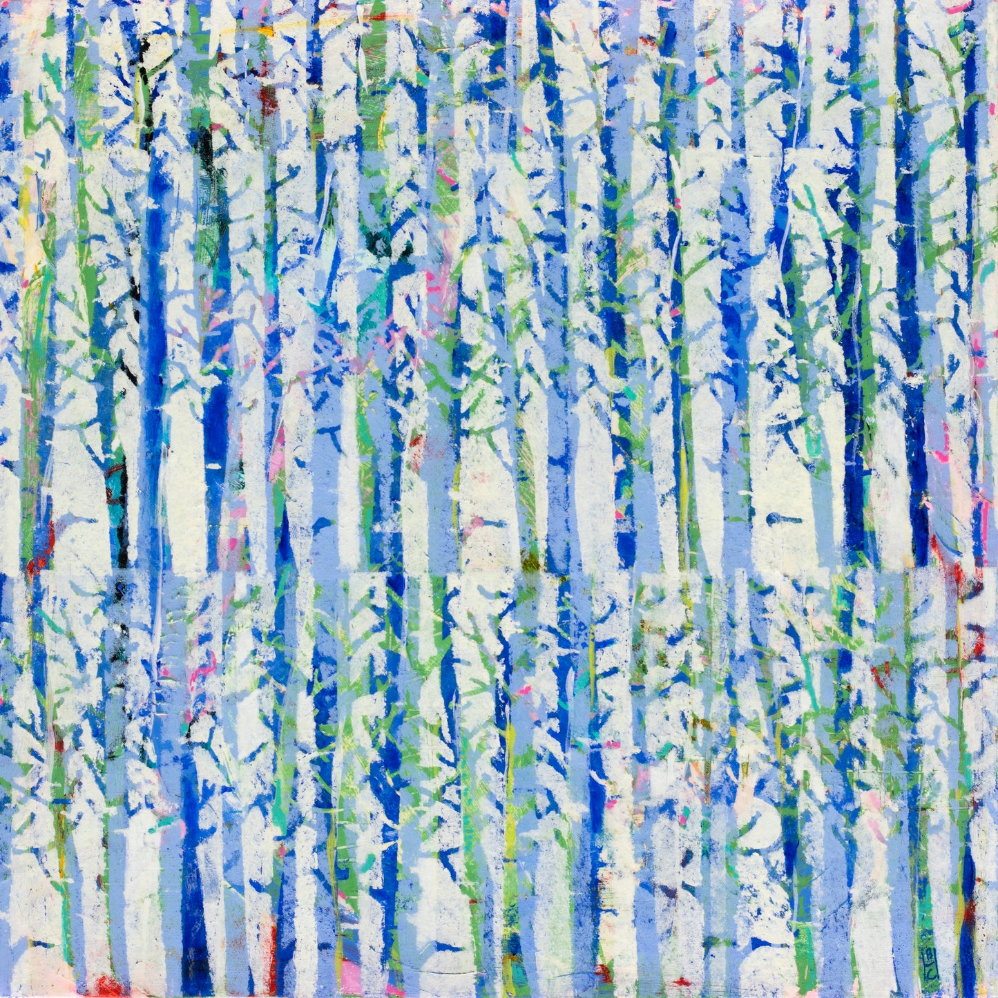 Blue Birches