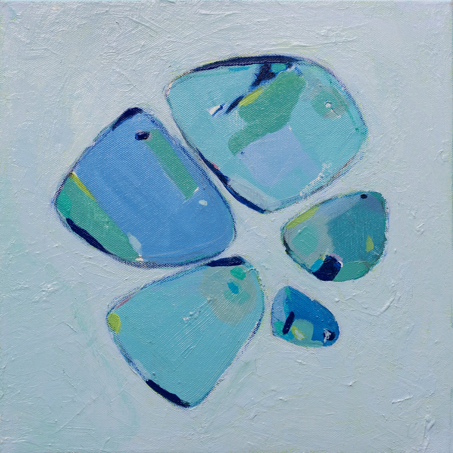 Blue-Green Seaglass
