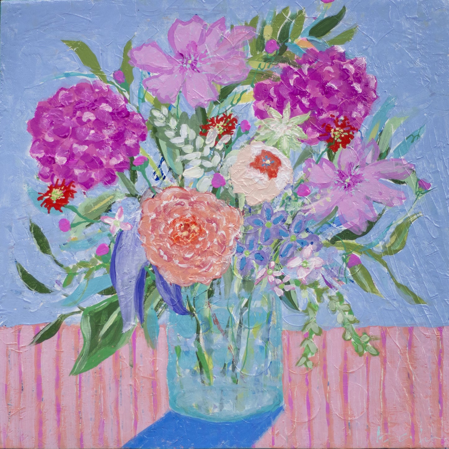 Pink Geraniums