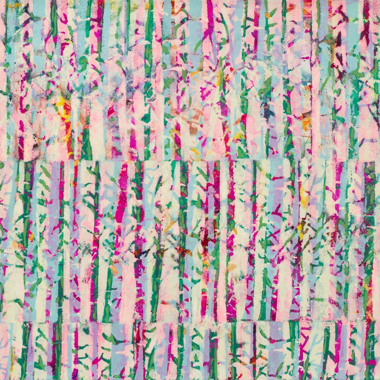 Pink Birches